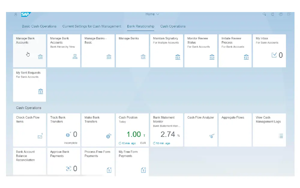 Centralized Bank Account Management